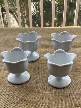 Set of 4 Tulips Dessert cups